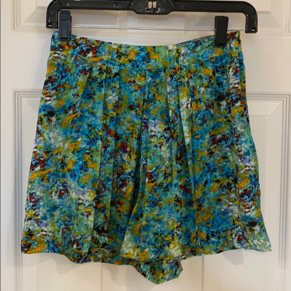 Wayf Multicolor Highwaisted Shorts with Pockets